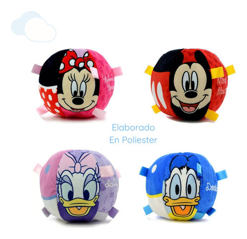 Phi Phi Toys Disney Sensory Rattle Ball for Babies 1