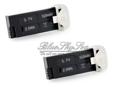 1pair Recargable 3.7v 520mah Li-po Batería Hubsan X4 Más H10 2