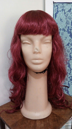 Peluca Colorada Con Ondas Modelo Unico By La Parti Wigs! 1