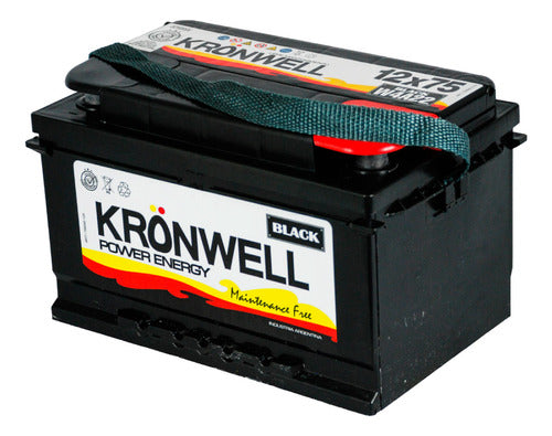 Kronwell 12x75 Battery for Audi A3 1.9 TDI 2.0 FSI 2.0 TDI 0