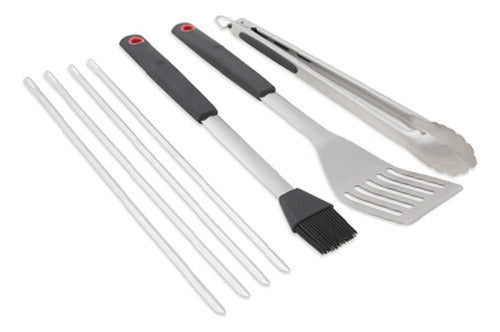 Set De Utensilios Para Parrilla X 7 Grill Pro 0