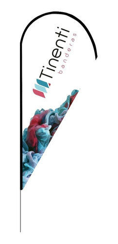 Tinenti Fly Banner Drop 170x70cm Advertising Flag Promotion 3