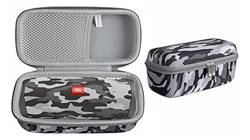 Hermitshell Hard Travel Case for JBL Flip 5/6 Waterproof Portable Bluetooth Speaker (Grey) 0