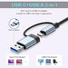 Hub Usb C Hub Usb 3.0, Vienon Aluminio 7 En 1 4