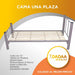 Reinforced Single Bed with Premium Tubular Frame Headboard 1