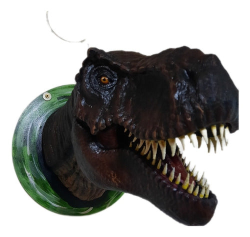 T-rex Cabeza 40 Cm Con Base 1