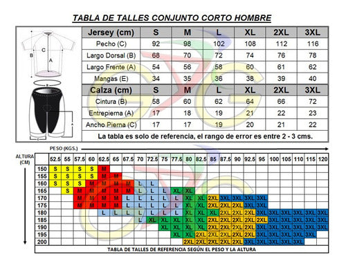 Cervel Conjunto Ropa Calza Remera Ciclismo Ciclista Mtb 3