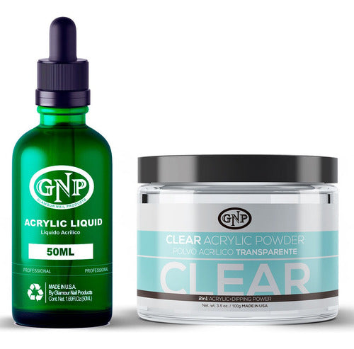 GNP Clear Acrylic Powder 100gr. + GNP Monomer 50ml 0