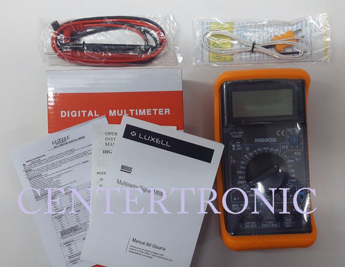 LUXELL INSTRUMENT Digital Multimeter Capacitor Tester Thermocouple Frequency 4