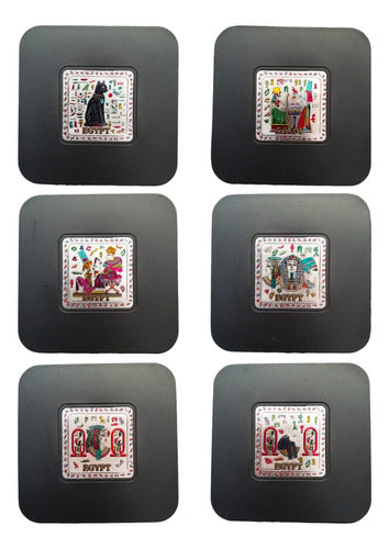 WAYRAPACHA Elegant Coaster Set of 6 / Non-slip / Square 0