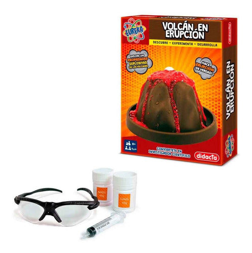 Juego Kit Volcan En Erupción Investigador Didacta 0