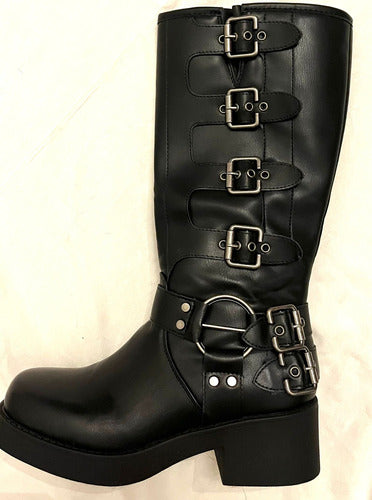 Celina Boots with Buckle Sizes 37, 38, and 39 - High and Low 0