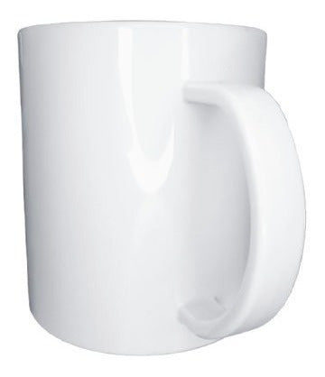 Taza Blanca Recta De Plástico Polímero Para Sublimar X24 Uni 6