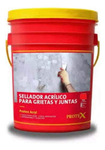 Sellador De Juntas Protex Acryl X 5 Kg 0