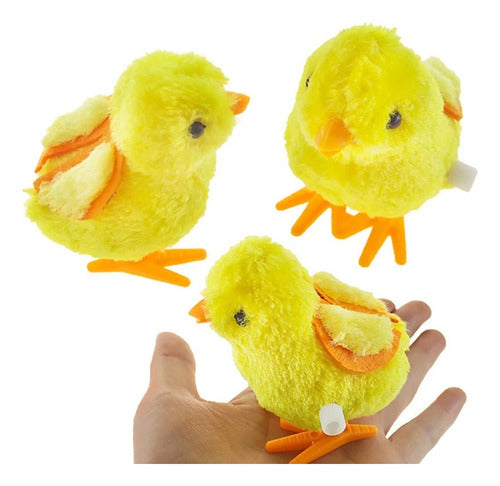 Generic Pack of 5 Plush Pull-String Chick Toys for Kids 0