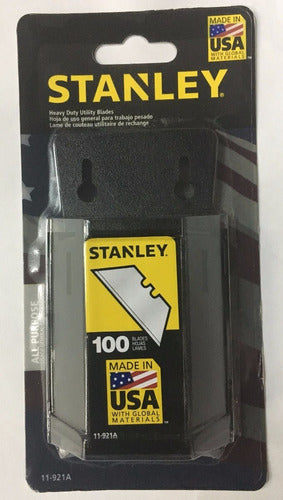 Stanley Replacement Blades for Heavy-Duty Cutter - 100 Units 1