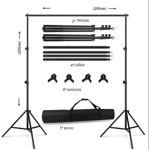 Pitta Importaciones Adjustable Metal Arch 2 X 2 Mts Deco/Novi/Events 1