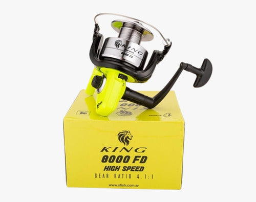 Red Fish Xfish King 8000 Front Fishing Reel 1