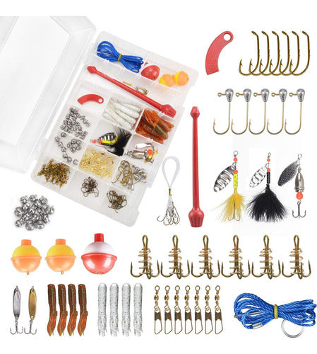 MadBite Complete Freshwater Fishing Lures Kit 160pcs 0