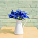 20 Blue Artificial Calla Lily Flowers Mandys Latex 35cm 4