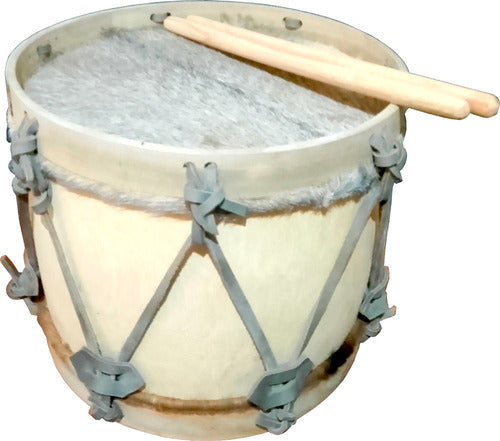 SDEbombos Medium Professional Leguero Drum 38x32 Cm Ceibo Shell 1