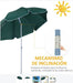 Sol o Sol Playa Pink Reinforced Reclining Canopy Umbrella 2m 2