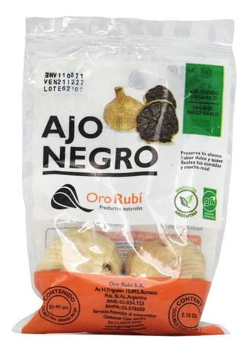 Oro Rubi Organic Black Garlic X 12 Un - Double 0