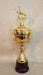 Gold Plastic Judo Trophy Cup with Wooden Base 46 cm 1