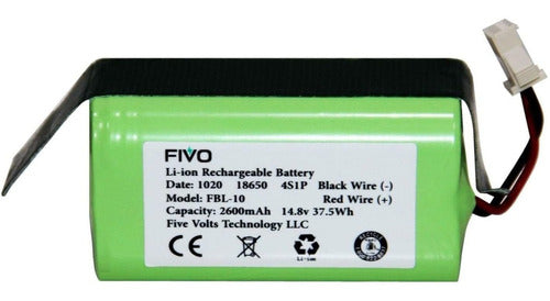 Fivo Replacement Battery For Coredy R300/500 2600mAh 14.4V 0