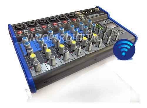 Mixer Consola Moon Grabación 8 Canales Bluetooth - Mse8 1