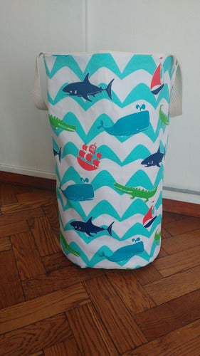 Fabric Storage Container for Toys or Laundry - 60cm Tall 7
