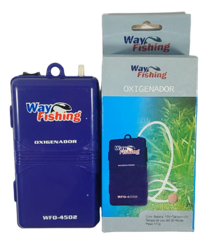 Oxigenador Aerador Wf4502 Para Iscas Vivas Peixes Aquários 0