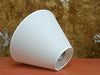 White Conical Floor Lamp Shade 10-25/16 cm Height Pr 4