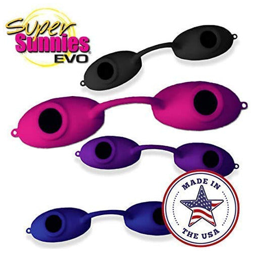 Super Sunnies Evo Flex Suave Anteojos De Cama De Bronceado P 2