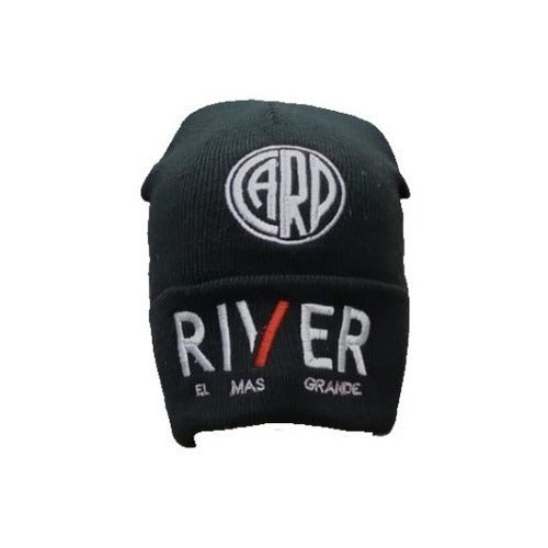 River Plate Wool Embroidered Beanie Hat 7