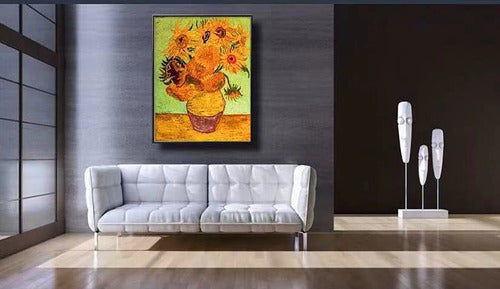 NIHO-JIUMA Diamond Painting Kits Sunflowers by Van Gogh 40x50cm 1