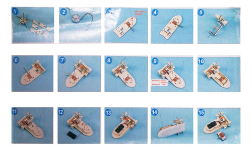 Kit Escolar - Juguete De Ciencia - Barco Ra Control Remoto 2