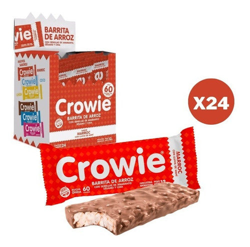 Crowie Barritas De Arroz Y Marroc - 24 Unidades 0