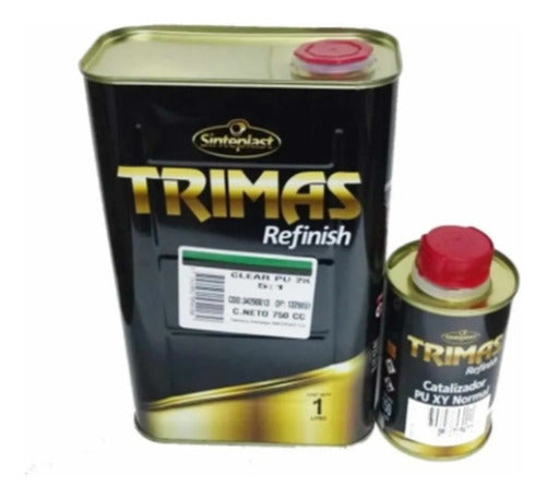 Barnizz Trimass Kit Lacaa Poliuretano 5 A 1 Kit 750+150ml 0