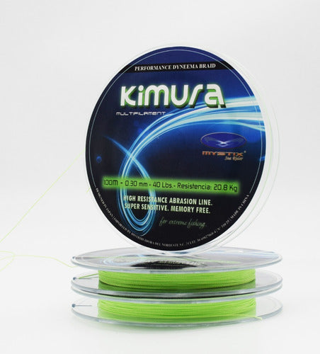 Mystix Kimura 0.40mm Multifilament Fishing Line - 24.8 Kg - 100m 3