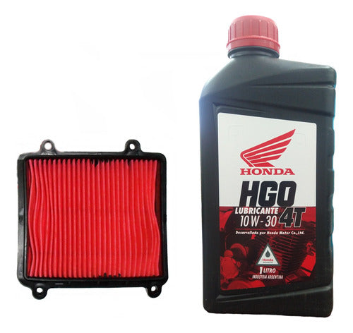 Kit Service Filtro Original Xr 150 L 15-19 Aceite Honda Moto Sur 0