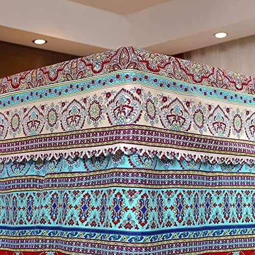 Pangzi Bohemian 4 Corner Post Bed Curtain Canopy Bed Curtain 4