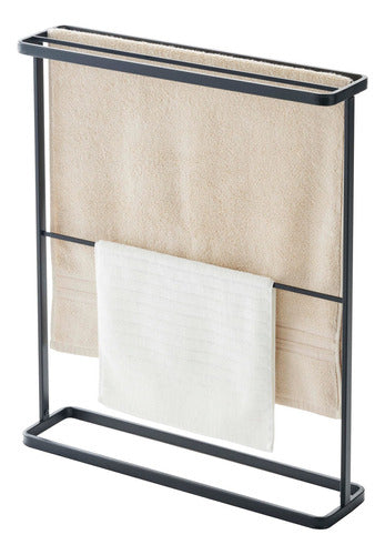 Yamazaki Home Bath Towel Hanger - Organizador De Bano Soport 0