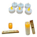 Pack De 3 Velas Led 20cm/4 Velas Led 10cm/24 Velitas Led 4cm 0