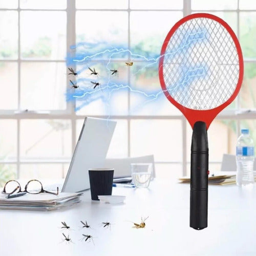 Set of 4 Electric Fly Swatter Mosquito Zapper Battery Operated 3