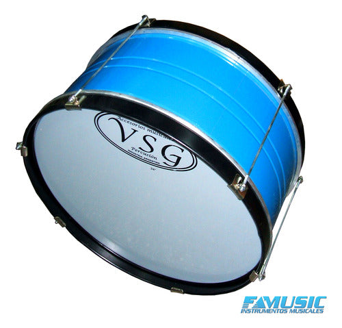 Famusic Ff# Bombo Murga Metalico 24" Cancha Egresados Percusion Envio 1