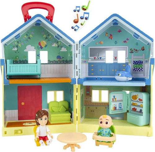 CoComelon Family House Sound 2 Figures Accessories Suitcase 0