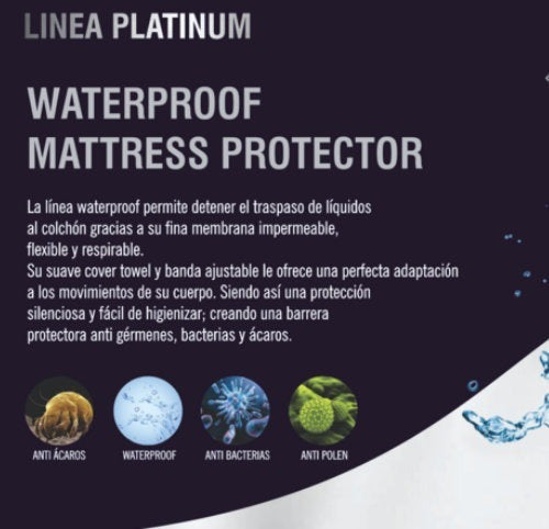 Waterproof Crib Mattress Protector with Towel 0.60x1.20 2