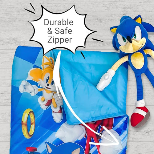 ~? Sonic The Hedgehog Anime Kids Soft Lightweight 2 Piece Sl 4