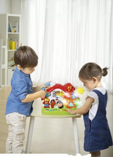 Brinquedo Educativo Sonoro Nova Fazendinha Bilíngue - Chicco 3